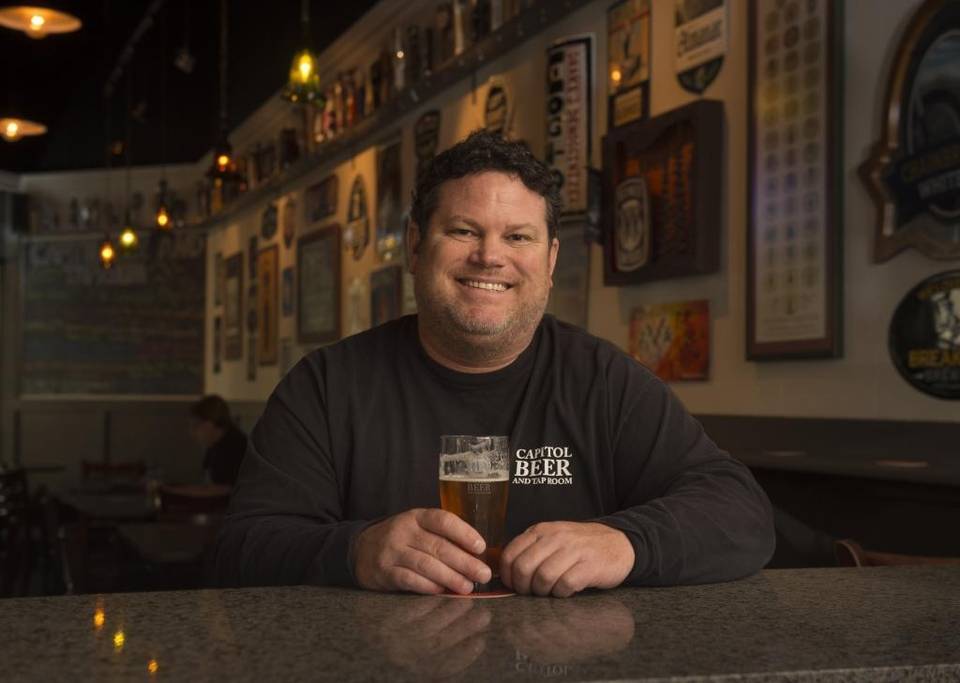 Ken Hotchkiss at his beer bar, Capitol Beer & Taproom, known as one of the best places to find exciting and ever-changing beer lists in Sacramento. Jose Luis Villegas - jvillegas@sacbee.com 